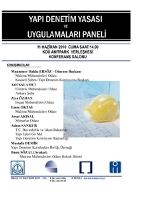 YAPI DENET�M YASASI VE UYGULAMALARI PANEL� 
