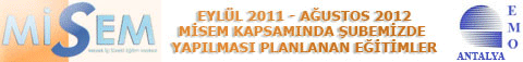 A�USTOS 2011-EYL�L 2012 M�SEM E��T�MLER�