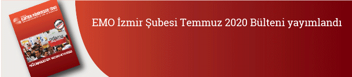 EMO İZMİR ŞUBE BÜLTENİ