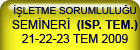 YG TES�SLER�NDE ��LETME SORUMLULU�U SEM�NER�
