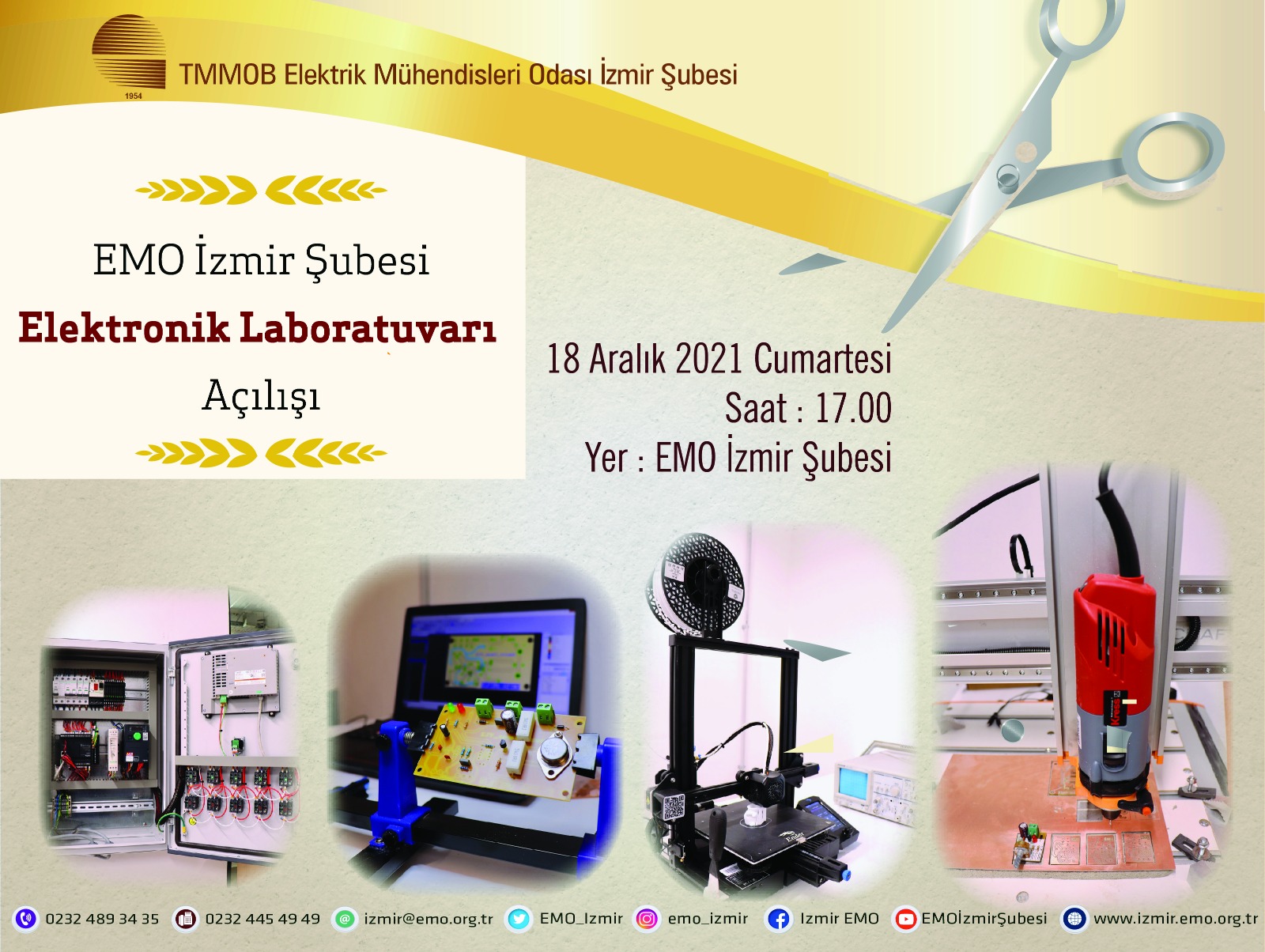 Elektronik Laboratuvarı Açılışı