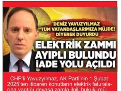 ELEKTRİK ZAMMI AYIPLI BULUNDU İADE YOLU AÇILDI (ŞAFAK GAZETESİ, 05.06.2025)