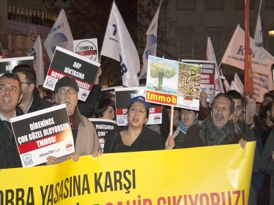 AKP`NİN TORBA YASASINA HAYIR!
