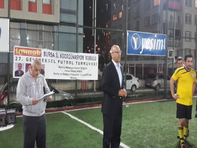 TMMOB BURSA İL KOORDİNASYON KURULU 27. GELENEKSEL FUTBOL TURNUVASI TAMAMLANDI