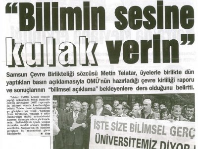 "BİLİMİN SESİNE KULAK VERİN"