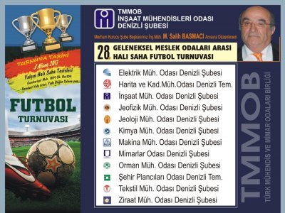 TMMOB 28. HALI SAHA FUTBOL TURNUVASI BAŞLADI
