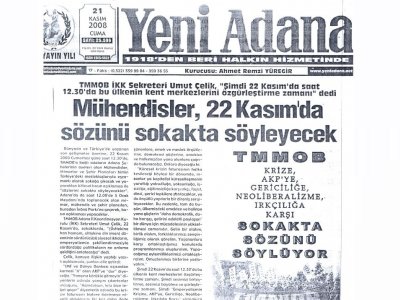 TMMOB KRİZE, AKP'YE, GERİCİLİĞE, NEO-LİBERALİZME, IRKÇILIĞA KARŞI SOKAKTA SÖZÜNÜ SÖYLÜYOR