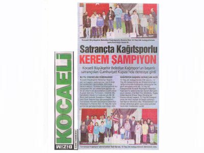 CUMHURİYET KUPASI SATRANÇ TURNUVASI -BİZİM KOCAELİ