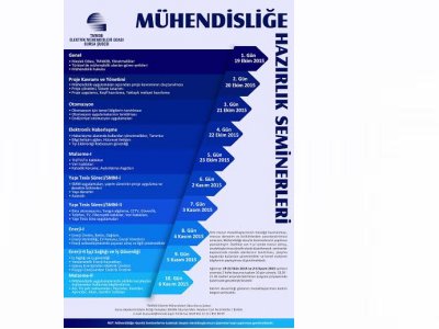 MÜHENDİSLİĞE HAZIRLIK SEMİNERLERİ