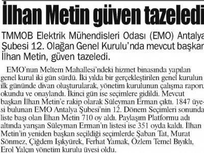 İLHAN METİN GÜVEN TAZELEDİ (AKDENİZ BEYAZ-02.02.2016)
