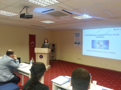 TÜBİTAK PROJESİ ÇALIŞTAYINDA EMO ANTALYA ŞUBESİ OLARAK BİLGİLENDİRMEDE BULUNULDU
