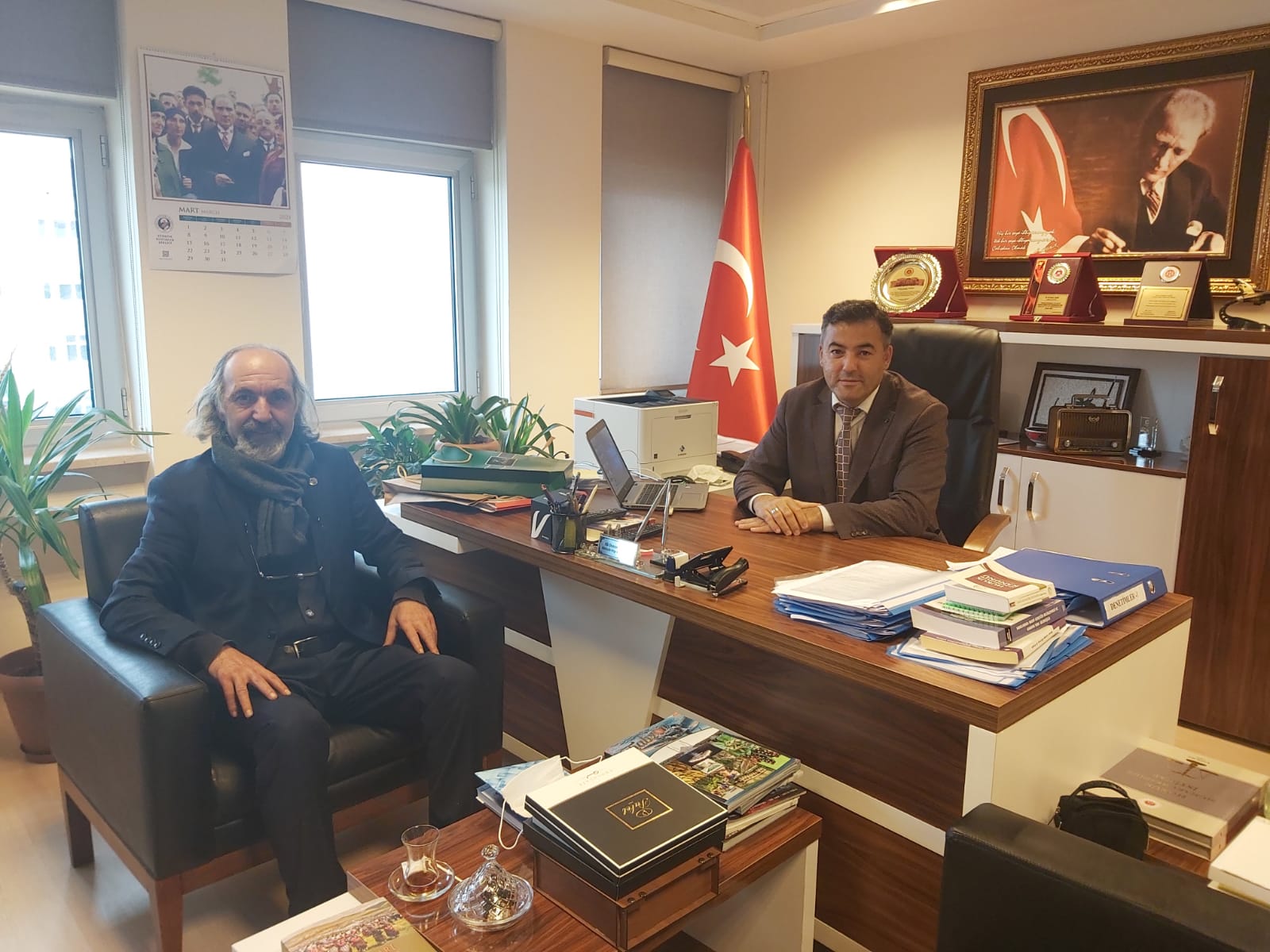 EMO TRABZON BİLİRKİŞİLİK BÖLGE KURULU BAŞKAN ZİYARETİ.