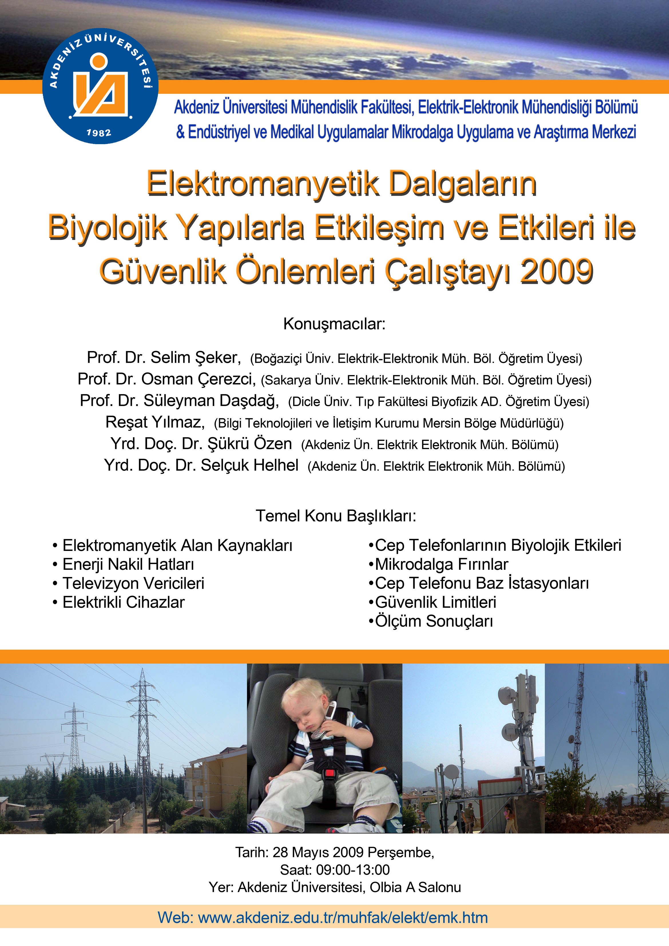 EMO - ELEKTROMANYETİK DALGALARIN BİYOLOJİK YAPILARLA ETKİLEŞİM VE