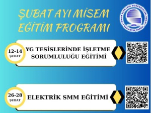YG LETME SORUMLULUU KAYIT LNK

https://www.emo.org.tr/misem/egitim_detay.php?egit

ELEKTRK SMM KAYIT LNK 

https://www.emo.org.tr/misem/egitim_detay.php?egitimkod=450010908