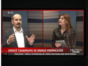 EMO MERSN UBE YNETM KURULU BAKANIMIZ  DO. DR. ALKAN ALKAYA ENERJ TASARRUFU HAFTASINDA ENERJ TASARRUFU VE ENERJNN VERML KULLANIMI LE LGL SUN RTV / EL TV ORTAK YAYNNDA TUBA YRK  LE GN III PROGRAMINA KONUK OLDU