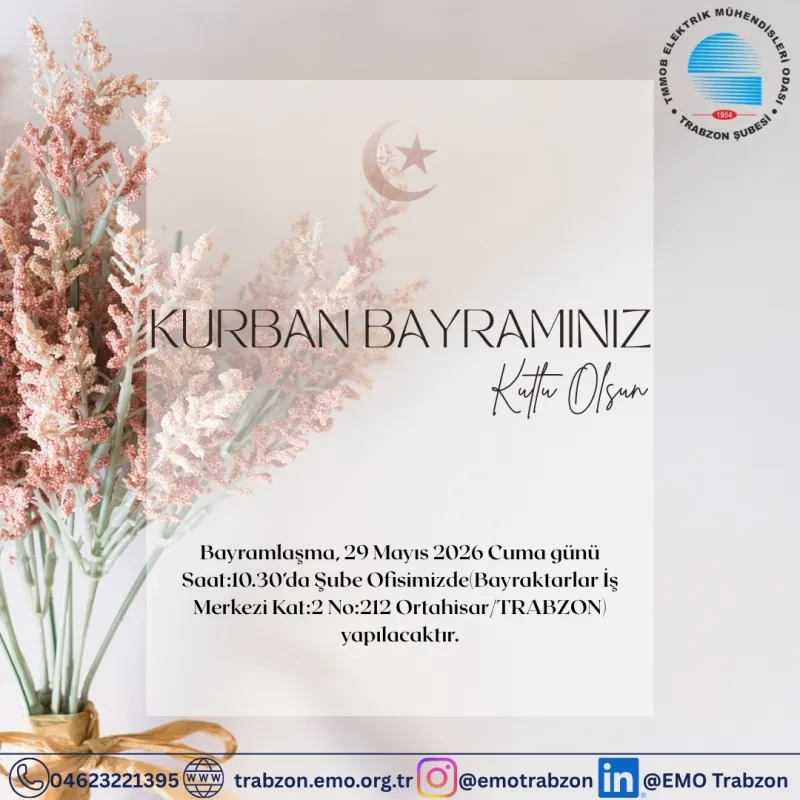 KURBAN BAYRAMINIZ KUTLU OLSUN.