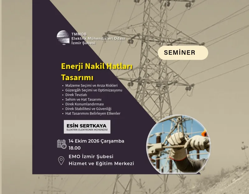 SEMİNER: ENERJİ NAKİL HATLARI TASARIMI