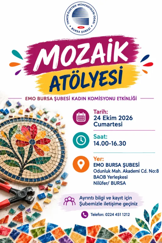 KADIN KOMİSYONU ETKİNLİĞİ: MOZAİK ATÖLYESİ