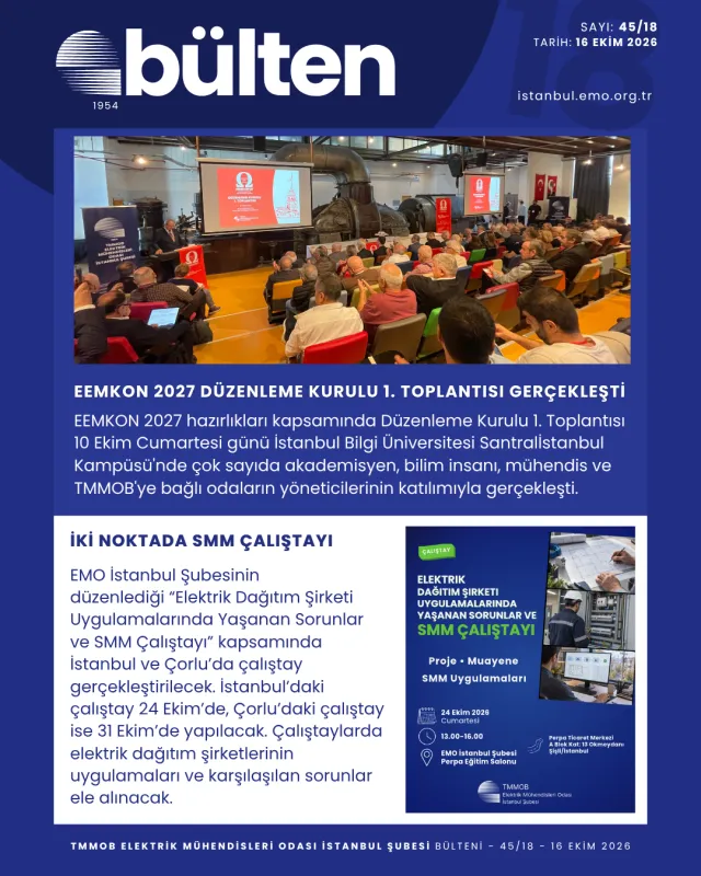 Haftalık e-Bültenin 18. Sayısı Yayınlandı