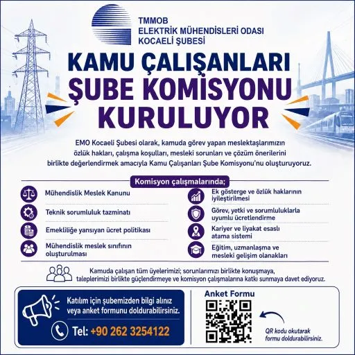 📢 KAMU ÇALIŞANLARI ŞUBE KOMİSYONU KURULUYOR