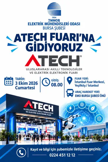 ATECH FUARINA GİDİYORUZ!