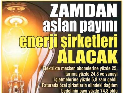 ZAMDAN ASLAN PAYINI ENERJİ ŞİRKETLERİ ALACAK (AYDINLIK, 05.04.2026)
