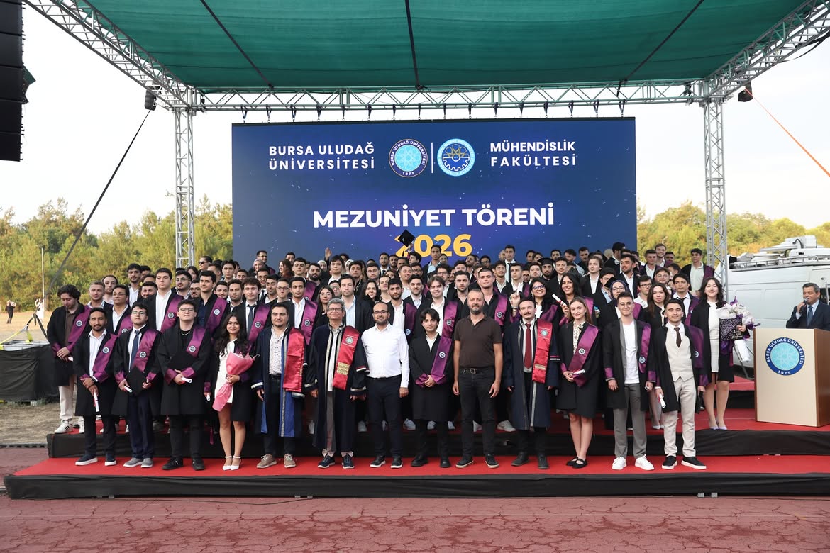 ULUDAĞ ÜNİVERSİTESİ MEZUNİYET TÖRENİNE KATILDIK