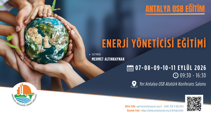 ENERJİ YÖNETİCİSİ EĞİTİMİ