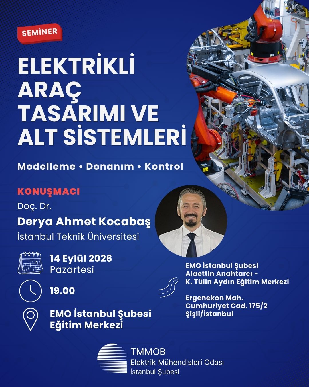 ELEKTRİKLİ ARAÇ TASARIMI VE ALT SİSTEMLERİ SEMİNERİ