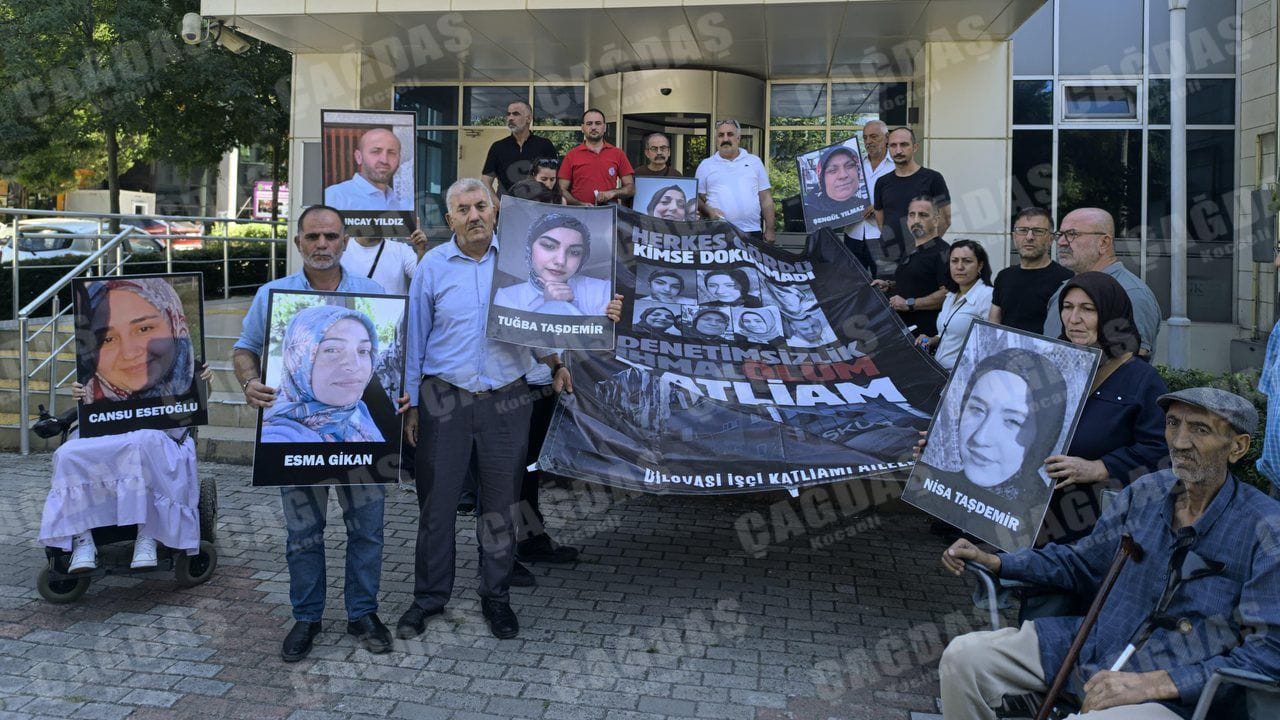 DİLOVASI İŞÇİ KATLİAMI AİLELLERİNİN BASIN AÇIKLAMASINDA YANINDAYDIK