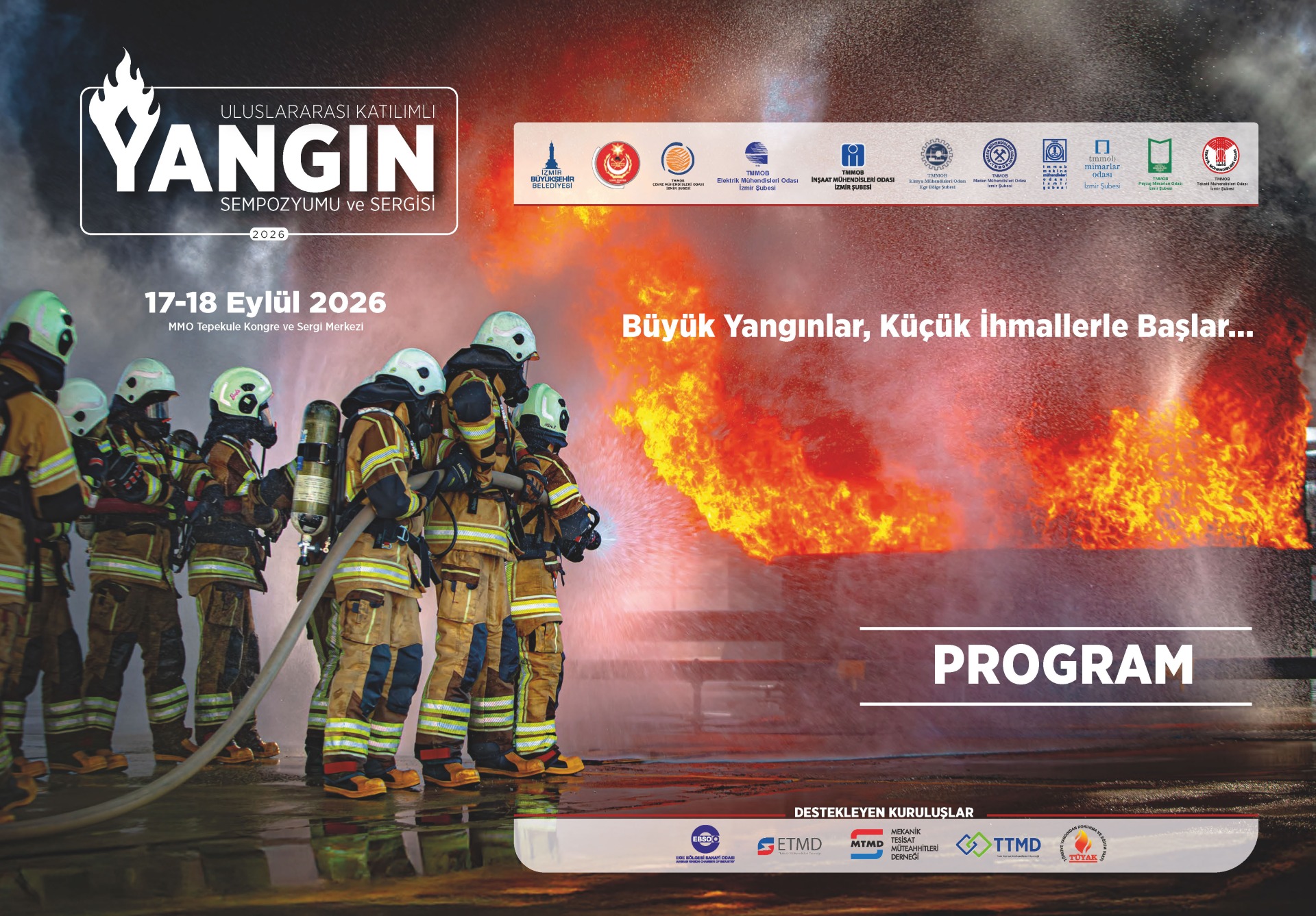 ULUSLARARASI KATILIMLI YANGIN SEMPOZYUMU PROGRAMI YAYINLANDI