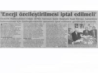 "ENERJİ ÖZELLEŞTİRİLMESİ İPTAL EDİLMELİ"