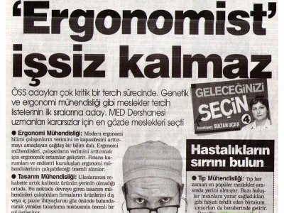 ERGONOMİSİT İŞSİZ KALMAZ (STAR GAZETESİ, 16.07.2007)