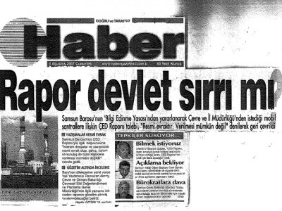 RAPOR DEVLET SIRRI MI?