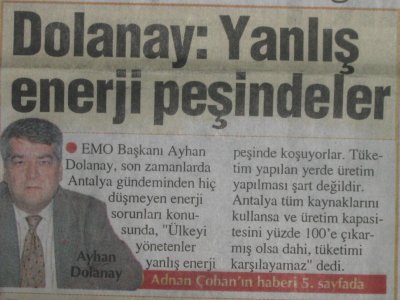 YANLIŞ ENERJİ PEŞİNDELER