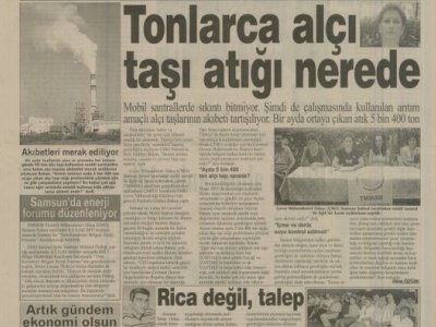 TONLARCA ALÇI TAŞI ATIĞI NEREDE