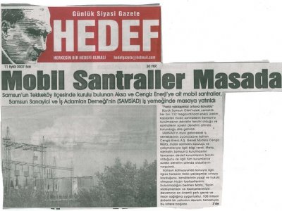MOBİL SANTRALLAR MASADA
