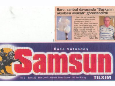 BARO, SANTRAL DAVASINDA "BAŞKANIN AKRABASI AVUKATI" GÖREVLENDİRDİ