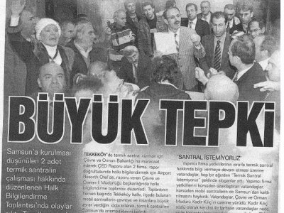 BÜYÜK TEPKİ