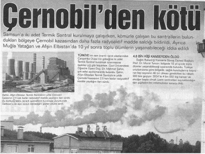 ÇERNOBİL'DEN KÖTÜ