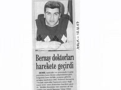BERNAY DOKTORLARI HAREKETE GEÇİRDİ
