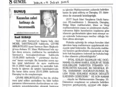 KAZANILAN ZAFERİ KUTLAMAYI DA BECEREMEDİK