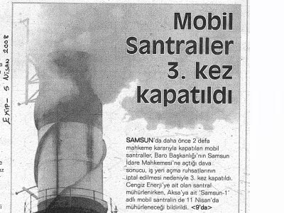 MOBİL SANTRALLAR 3. KEZ KAPATILDI