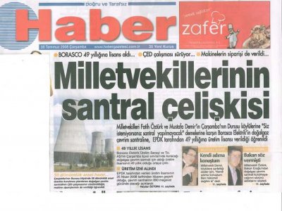 MİLLETVEKİLLERİNİN SANTRAL ÇELİŞKİSİ