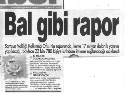 BAL GİBİ RAPOR