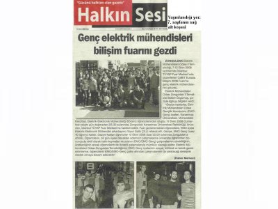 ZONGULDAK EMO-GENÇ'TEN CEBİT FUARINA GEZİ