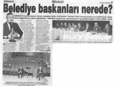 SAMSUN KENT SEMPOZYUMU YAPILAN FORUM TOPLANTISI İLE SONA ERDİ