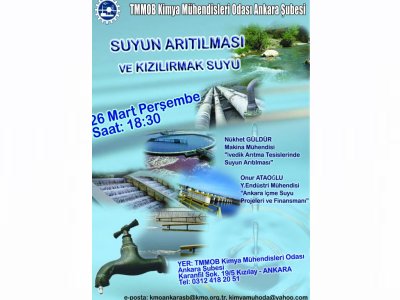 SUYUN ARITILMASI VE KIZILIRMAK SUYU KONULU SÖYLEŞİ DÜZENLENİYOR