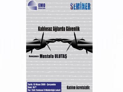 SEMİNER-KABLOSUZ AĞLARDA GÜVENLİK