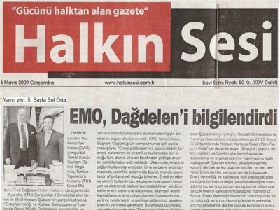 EMO ZONGULDAK TEMSİLCİLİĞİNDEN EVK BİLGİLENDİRMESİ